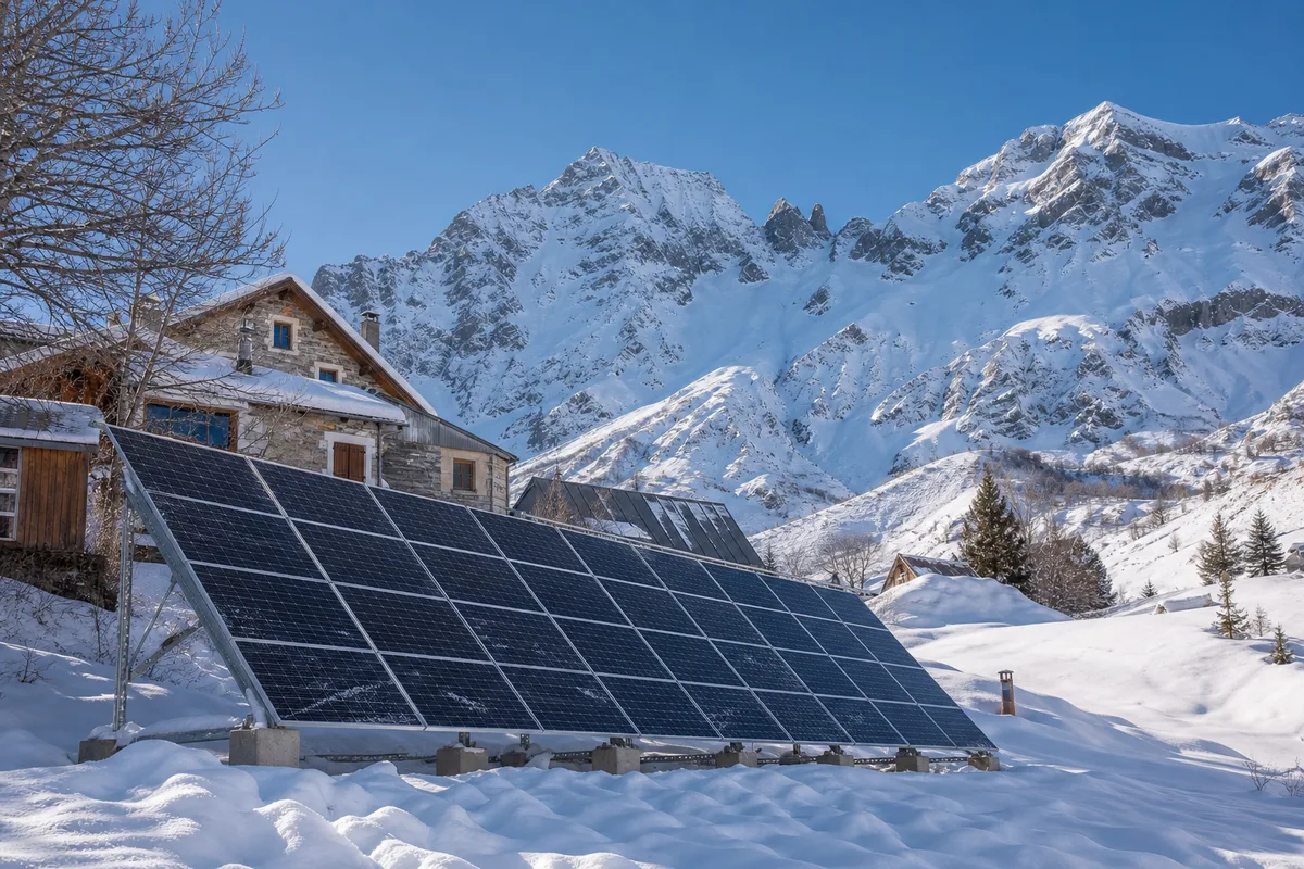 Panneau solaire Villar-d'Arêne : installation photovoltaïque